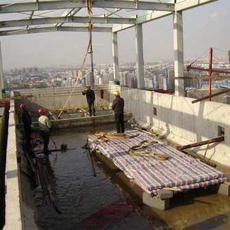 Projeto de piscina de hotel